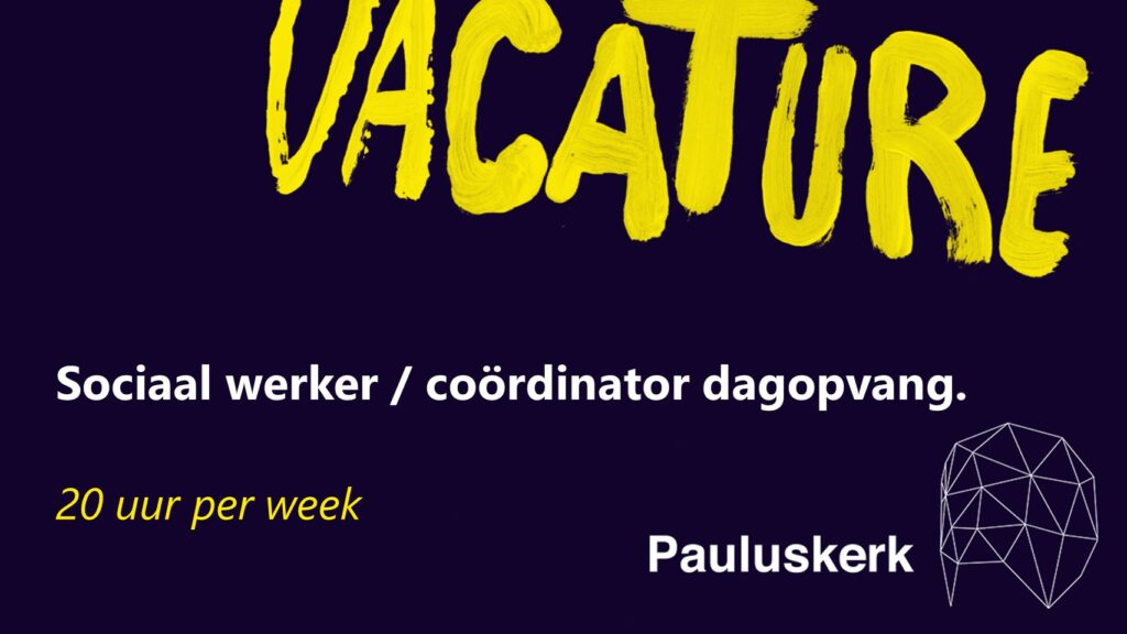 Vacature: sociaal werker/coördinator dagopvang (20 uur in de week)